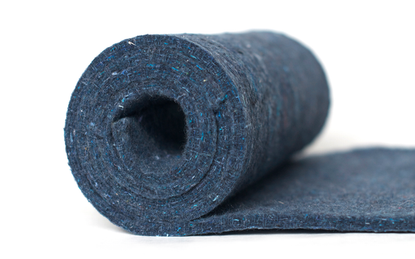 Denim blue felt