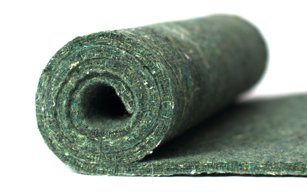 Moss green felt