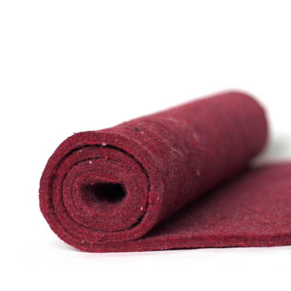 Raspberry red felt